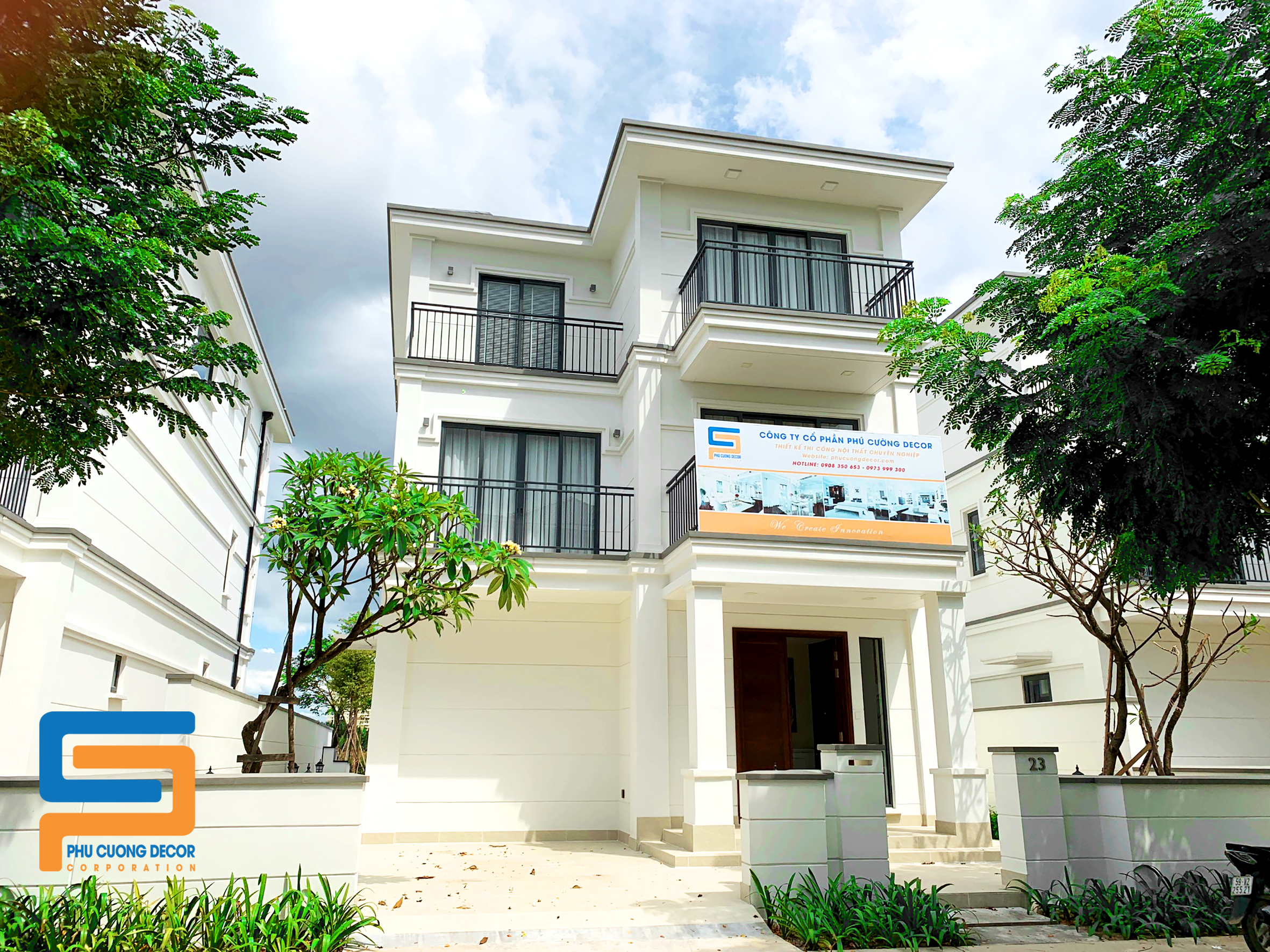Biệt thự ven sông Nine South - DT: 320m2